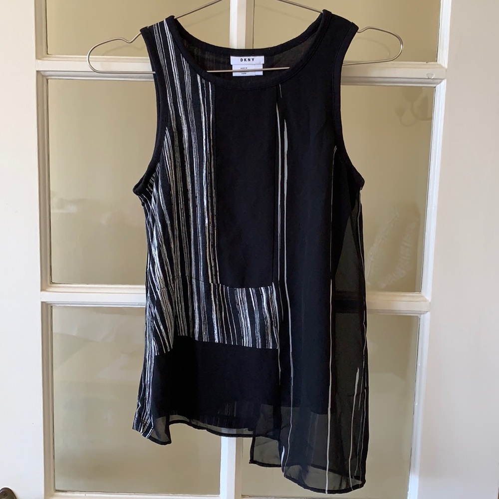 DKNY Asymmetric Blouse